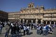 La hinchada realista en Salamanca