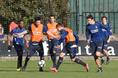 Doble sesi�n de entrenamiento en Zubieta