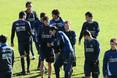 Buen ambiente en el entrenamiento de la Real